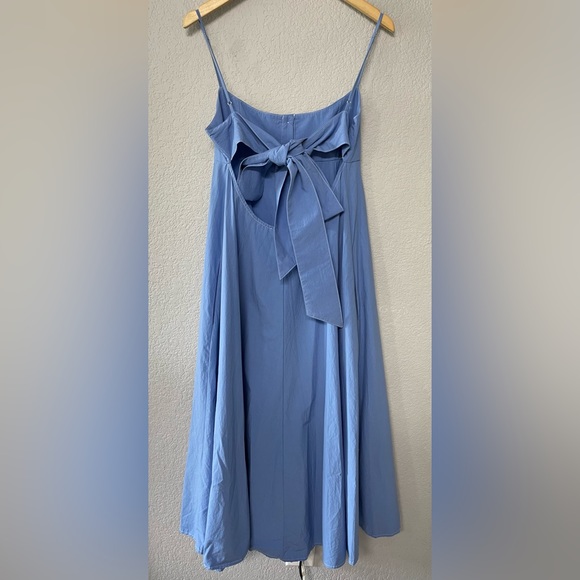 Ciao Lucia Marine Poplin Deia Dress in Blue Size M - Picture 5 of 9